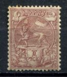 Эфиопия 1895 г. • Sc# 5 • 4 g. • Лев Иуды • 1-й выпуск • MH OG VF 