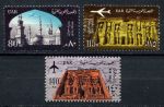 Египет 1963 г. • Mi# 708-710 • 80 - 140 m. • архитектурные памятники • авиапочта • полн. серия • MNH OG VF