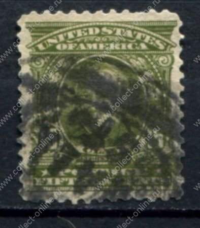 США 1902-1903 гг. • SC# 309 • 15 c. • Генри Клей • стандарт • Used F-VF ( кат. - $15 )
