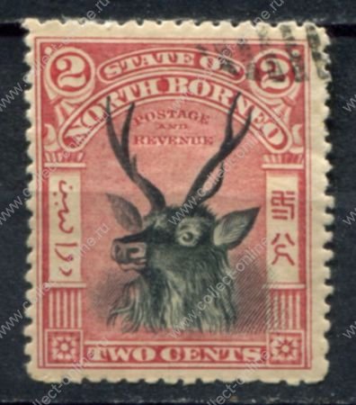 Северное Борнео 1897-1902 гг. • Gb# 94 • 2 c. • олень • Used VF