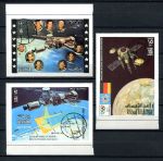 Рас-Эль-Хайма 1972 г. • 15 R.(3) • Космическая станция Skylab • 3 марки • большой формат • Used(ФГ) OG NH VF