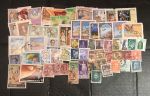 Иностранные марки • набор 60+ разных • Used VF • 5 руб. за шт.
