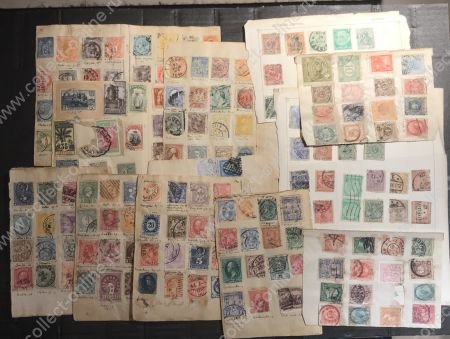 Класика XIX век! • мини коллекция 300 разных, старинных марок мира • Used/Mint