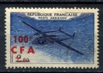 Реюньон 1961 г. • Iv# A58 • 100 fr./2 fr. • французские самолеты • авиапочта • Used VF 