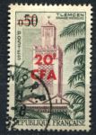 Реюньон 1961-1965 гг. • Iv# 351 • 20 fr./0.50 fr. • надпечатка нов. номинала и CFA • Used VF ( кат. - €5 )
