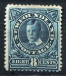Ньюфаундленд 1911 г. • Gb# 123 • 8 c. • Коронация Георга V • принц Георг • MH OG VF ( кат.- £65 )