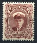 Ньюфаундленд 1911 г. • Gb# 119 • 3 c. • Коронация Георга V • принц Уэльсский • MH OG VF ( кат.- £30 )