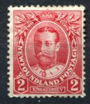 Ньюфаундленд 1911 г. • Gb# 118 • 2 c. • Коронация Георга V • Георг V • MH OG VF ( кат.- £12 )