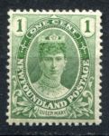 Ньюфаундленд 1911 г. • Gb# 117 • 1 c. • Коронация Георга V • Королева Мария • MH OG VF ( кат.- £10 )
