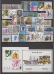 Бельгия 1982 г. • Mi# 2086-2128, Bl. 52,53 • годовой набор • 39 марок + 2 блока • MNH OG VF