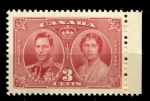 Канада 1937 г. • Sc# 237 • 3 c. • Коронация Георга VI • королевская чета • MNH OG XF+