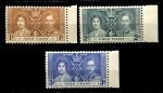 Британский Золотой Берег 1937 г. • Gb# 117-119 • 1 - 3 d. • Коронация Георга VI • полн. серия • MNH OG XF ( кат.- £7,5 )
