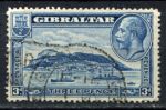 Гибралтар 1931-1933 гг. • Gb# 113 • 3 d. • Георг V • осн. выпуск • скала Гибралтар • Used VF ( кат. - £4 )