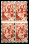 Франция 1947 г. • iv# 792 • 15 fr. • Архитектура • Аббатство Конк, Авейроне • кв. блок • MNH OG VF