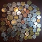 Иностранные монеты • 20 разных типов • без обращения • MS BU