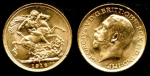 Австралия 1916 г. S KM# 29 • соверен • Георг V • золото 917 - 7.99 гр. • регулярный выпуск • MS BU