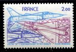 Франция 1981 г. • Mi# 2269 • 2 fr. • Международный авиасалон • авиапочта • MNH OG VF