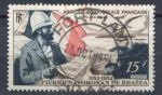 Французская Экваториальная Африка 1951 г. • Iv# A55 • 15 fr. • Саворньян де Бразза (100 лет со дня рождения) • Used F-VF