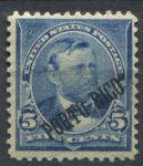Пуэрто-Рико 1899 г. • SC# 212 • 5 c. • надпечатка на марке США • стандарт • MH OG VF