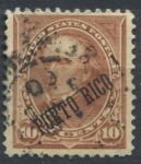 Пуэрто-Рико 1899 г. • SC# 214 • 10 c. • надпечатка на марке США • стандарт • Used VF