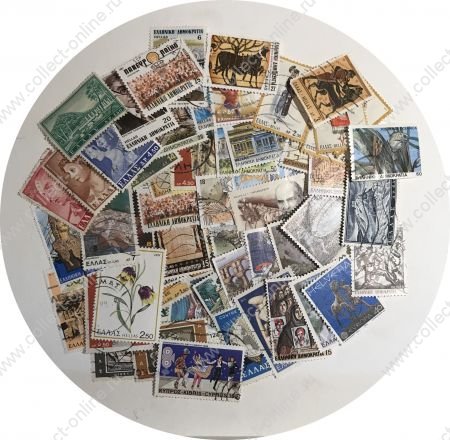 Греция XX век • подборка 60+ старых, разных марок • Used VF