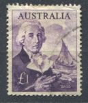 Австралия 1963-1965 гг. • Gb# 359a • £1 • Мореплаватели • Джордж Басс • Used F-VF ( кат.- £ 30 )