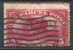 США 1913 г. • SC# Q5 • 5 c. • паровоз • спец. доставка • Used F ( кат.- $3 )