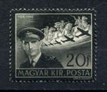 Венгрия 1942 г. • Mi# 695 • 20 f. • Иштван Хорти (траурный выпуск) • MNH OG VF