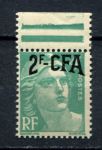 Реюньон 1949-1952 гг. • Iv# 290 • 2 fr./4 fr. • надпечатка нов. номинала и CFA • MNH OG XF ( кат. - €10 )