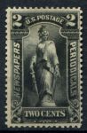 США 1895 г. • Sс# PR103 • 2 c. • для оплаты доставки газет • MNG VF ( кат. - $150- )