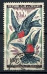 Чад 1961 г. • Mi# 83 • 100 fr. • птицы Африки • авиапочта • Used VF