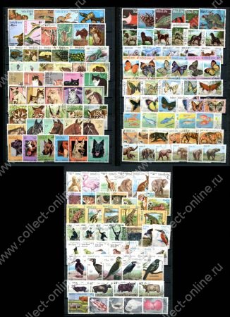 Лаос Фауна • набор 150 разных марок • Used(ФГ) VF
