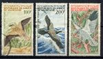 Мавритания 1964 г. • Mi# 223-225 • 100-500 fr. • птицы • авиапочта • полн. серия • Used/MNG VF