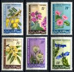 Мавритания 1966 г. • Mi# 282-287 • цветы • полн. серия • MLH OG VF