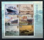 Великобритания 2004 г. • Gb# MS2454 • океанские лайнеры • блок • MNH OG VF