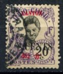 Мэнцзы 1919 г. • Iv# 73 • 8 на 20 c. • надпечатка нов. номинала на м. Французского Индо-Китая • Used VF