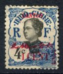 Мэнцзы 1919 г. • Iv# 69 • 1 3/5 c. • надпечатка нов. номинала на м. Французского Индо-Китая • Used VF