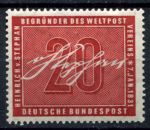 Германия • ФРГ 1956 г. • MI# 227 • 125 лет Генриху фон Стефану • MH OG VF ( кат. - €6- )