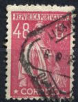 Португалия 1912-1931 гг. • Sc# 263 • 48 c. • Церера • стандарт • Used VF ( кат. - $4 )