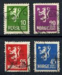 Норвегия 1922-1924 гг. • Mi# 105-108 • 10 - 45 o. • стандарт • полн. серия • Used F-VF ( кат. - €2 )