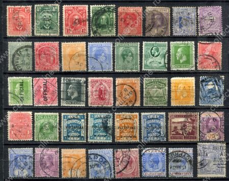 Британские колонии • 40 разных старинных марок • Used F-VF