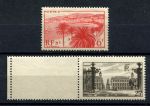 Франция 1947 г. • Iv# 777-778 • 6 и 25 fr. • Города и архитектура Франции • полн. серия • MNH OG VF ( кат. - €7 )
