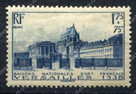 Франция 1938 г. • Iv# 379 • Выставка искусств в Версале • MH OG VF • ( кат. - €25 )