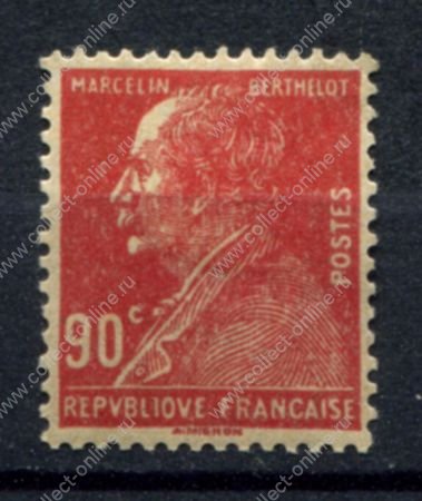 Франция 1927 г. • Iv# 243 • 90 c. • Марселен Бертло(химик) • 100 лет со дня рождения • MH OG VF