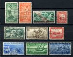 Новая Зеландия 193х-196х гг. • подборка 10 разных марок, коммеморатив • Used VF