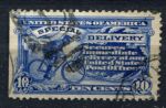 США 1902 г. • SC# E6 • 10 c. • почтальон на велосипеде • спец. доставка • Used F-VF ( кат. - $10 )