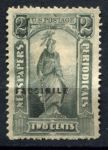 США 1875 г. • Sс# PR33 • 2 c. • для оплаты доставки газет • факсимиле • MNG F-VF