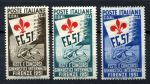 Италия 1951 г. • Mi# 834-836 • 5 - 15 L. • Международный фестиваль гимнастики • полн. серия • MLH OG VF ( кат.- €100 ) (1)