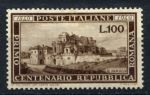 Италия 1949 г. • Mi# 773 • 100 L. • 100 лет Римской Республике • MH OG VF • ( кат.- €200+ )