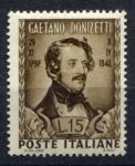 Италия 1948 г. • Mi# 762 • 15 L. • Гаэтано Доницетти • MLH OG VF